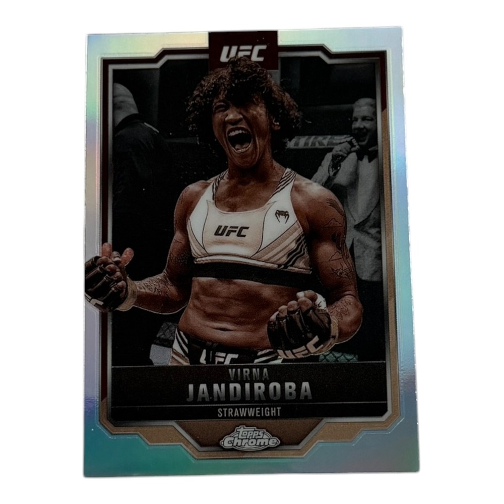 2025 Topps Chrome UFC Virna Jandiroba Strawweight Card 123 Refractor‎ MMA